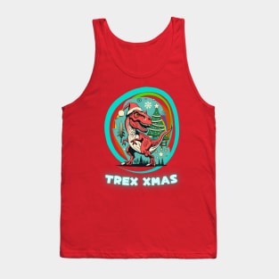 T-Rex Christmas Tank Top